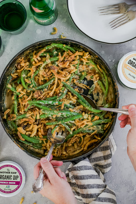 Mother Raw French Onion Green Bean Casserole