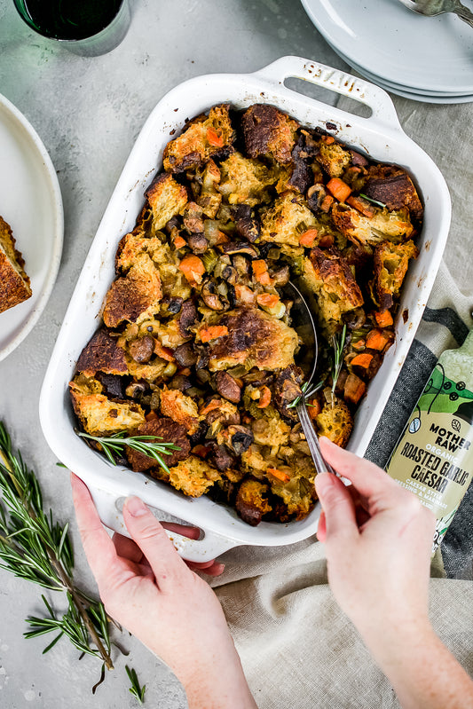 Mother Raw Garlic Caesar Vegan Stuffing