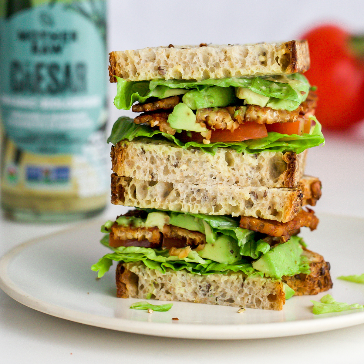 Caesar, Avocado, Lettuce Sandwich