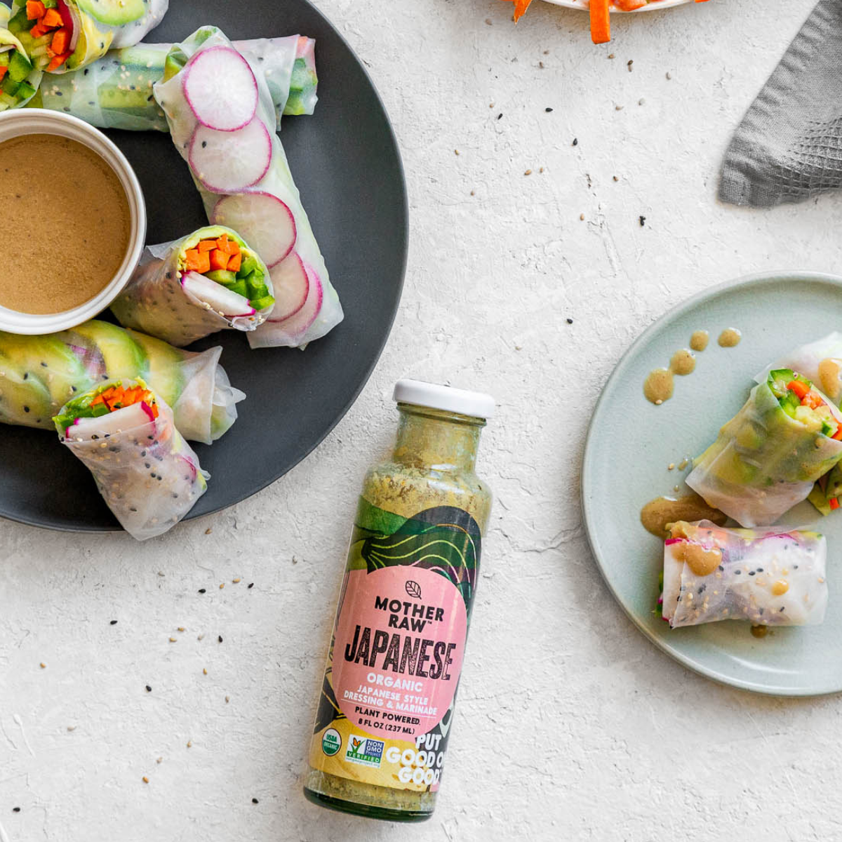 Mother Raw Vegan Japanese Dressing rice wraps