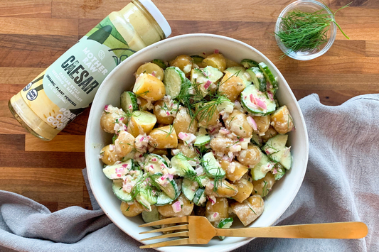 Herb Potato Salad with Caesar Dressing