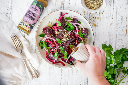 Roasted Beets with Dukkah & Balsamic