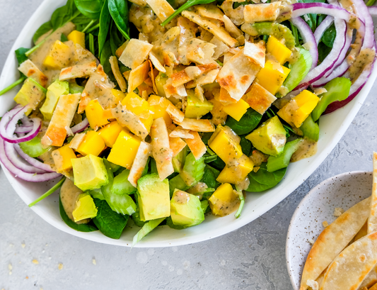 Spring Mango and Spinach Salad