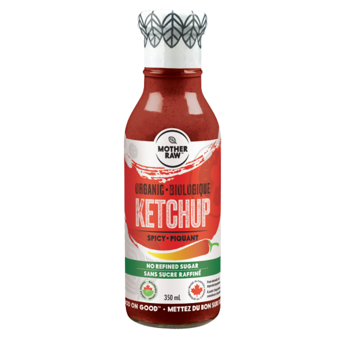 Organic No Refined Sugar Spicy Ketchup