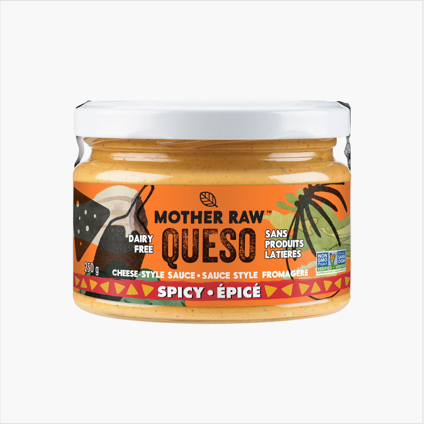 Mother Raw Dairy Free Spicy Vegan Queso Dip Product Image