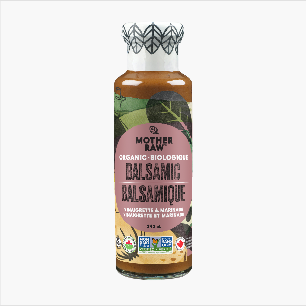 Organic Balsamic Vinaigrette and Marinade bottle